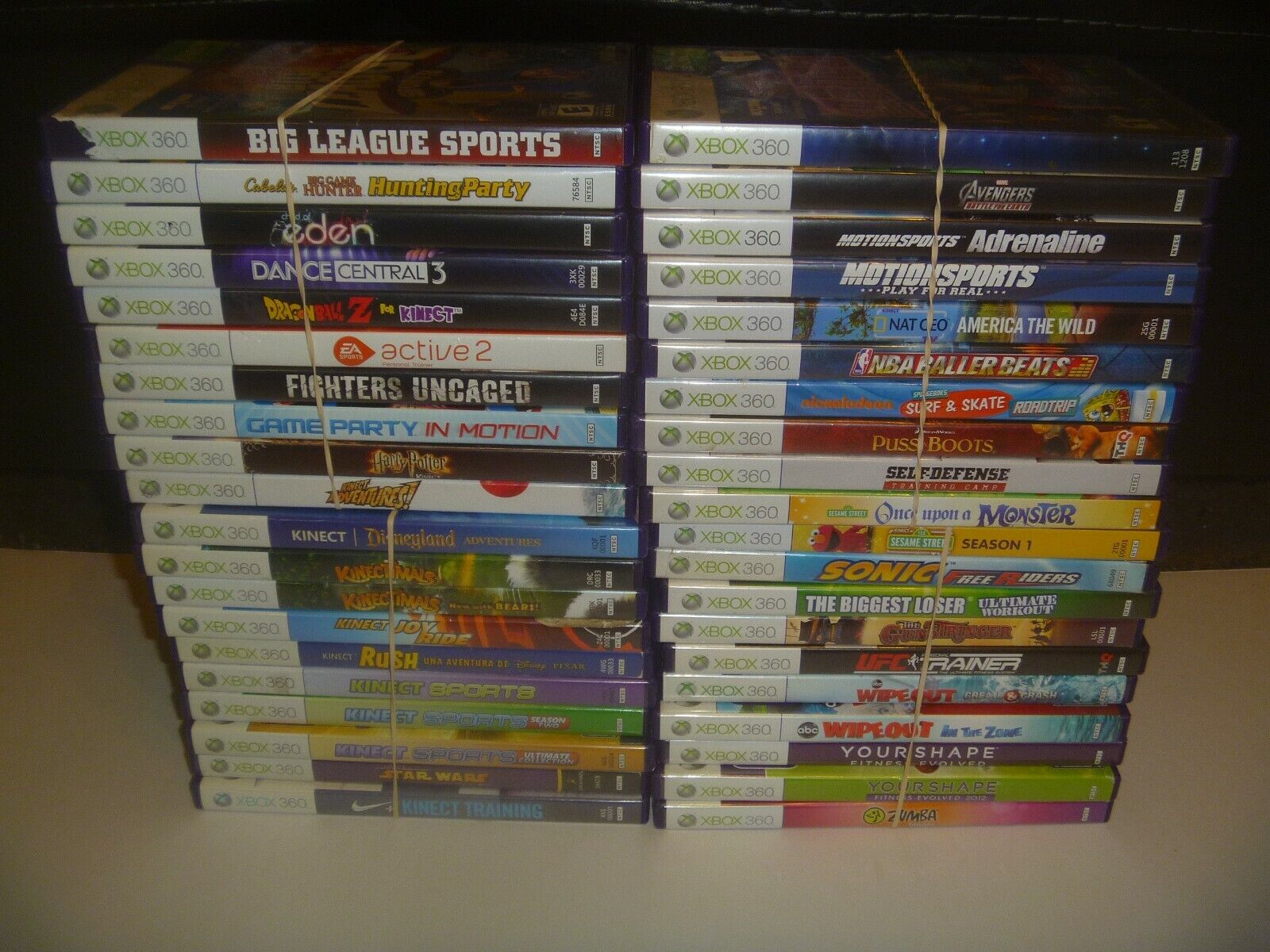 Lot (3) Microsoft Xbox 360 Kinect Games Sonic Free Riders Spongebob Surf &  Skate