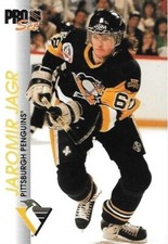 1992-93 Pro Set #141 Jaromir Jagr PITTSBURGH PENGUINS