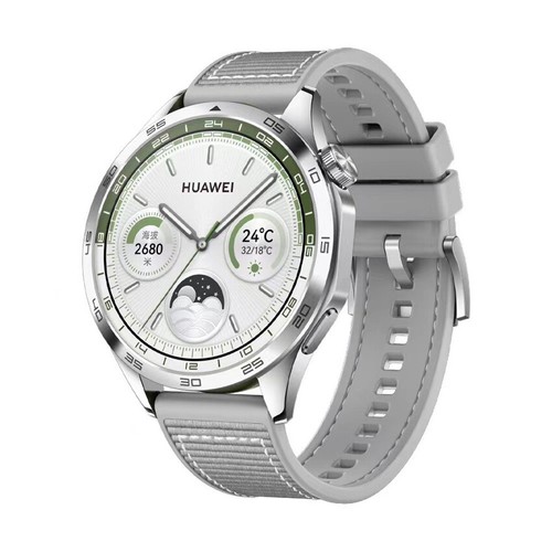 22mm For Huawei Watch GT4 Strap Band Composite webbing Bracelet Silicone Sport - Picture 4 of 10