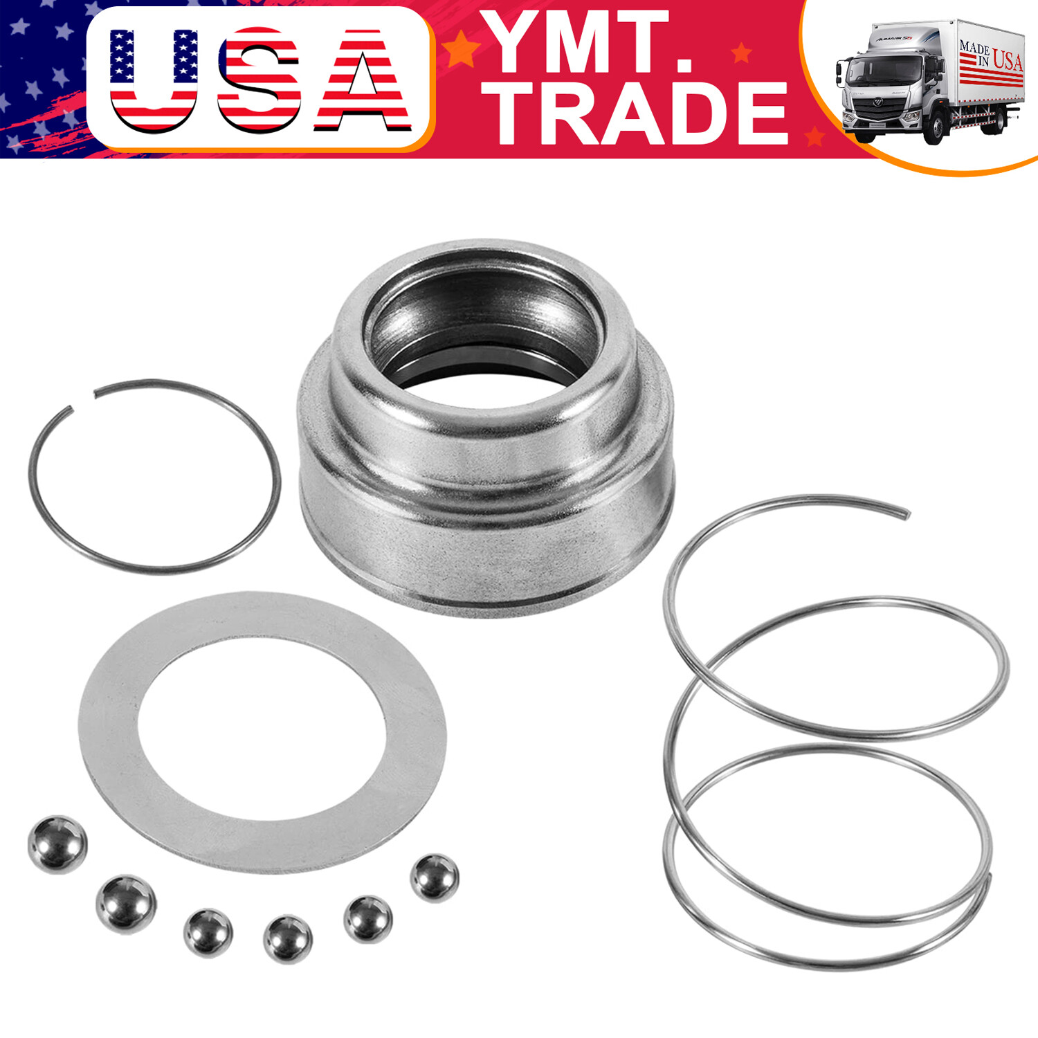 For John Deere Drive Shaft Lock Rebuild Kit Equipment Lock Kit AM133973 (10PCS)