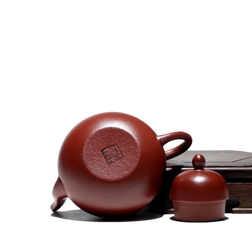 140ml Marked Tea Pot Real Yixing Zisha Dahongpao Clay Siting Handmade Pot Of Tea - Picture 3 of 12