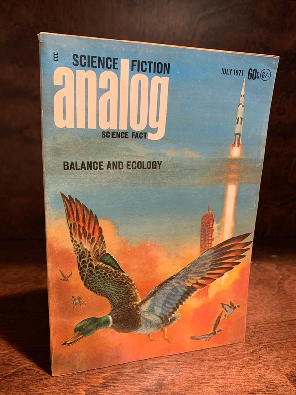 F Paul Wilson THE MAN WITH THE ANTEATER in Analog Science Fiction July 1971 FINE