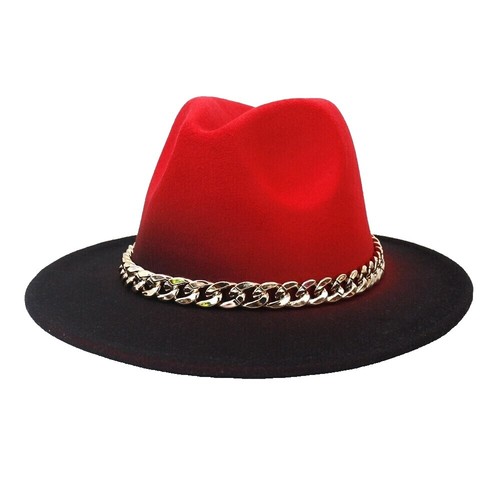 Red & Purple Womens Polyester Hat With Decorative Flower Red & Purple Womens Polyester Hat With Decorative Flower | eBay main image 2