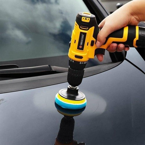 22pcs 3" Buffing Waxing Polishing Sponge Pads Kit Set For Car Polisher Drill AU - Picture 3 of 12