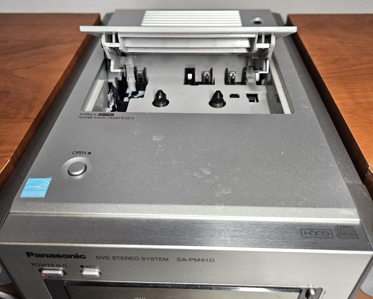 Panasonic SA-PM91D DVD Stereo System 5 DVD/CD Changer Hybrid
