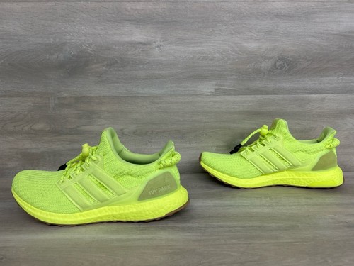 Adidas IVP Ultraboost OG Unisex Running Trainer Sneaker Neon Green F (PO1017934) - Picture 5 of 8