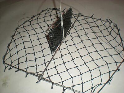 CRAB TRAP Sporty''s MIGHTY MINI 15X12 weighs 2 oz. .One + 1/2 NET. *FREE SHIPPING