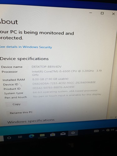 hp prodesk 400 g4 I5-6500 8gb 256ssd - Bild 4 von 6
