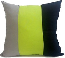 Large 3 Tone Cushions + Covers or Covers Only Red Black Grey White Brown Mustard