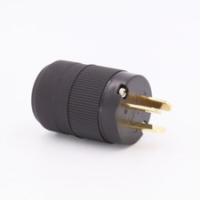 Pure Copper Gold Plated AU/NZ Power Connector Power Plug for HI-FI Power Cable