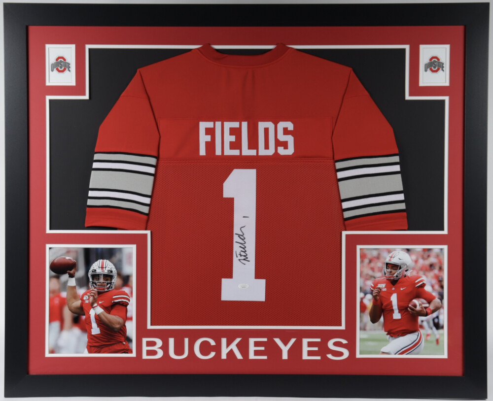 Justin Fields Signed Ohio State Buckeyes 35