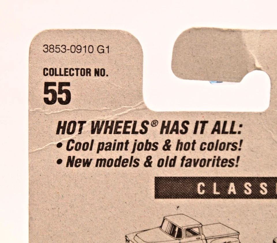 Vintage Hot Wheels Blue Card #55 Road Roller in Sterling Protector Case, NOS MOC - Image 3 of 4