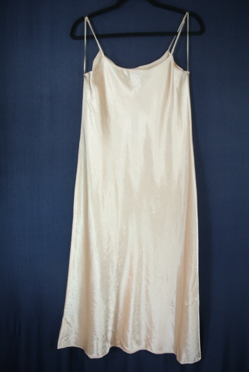 NEW VINCE Satin Slip Dress in Lychee - Size M #D4960 | eBay