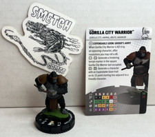 NOT 008 Gorilla City Warrior - Common Figure - DC Heroclix - Notorious Generic