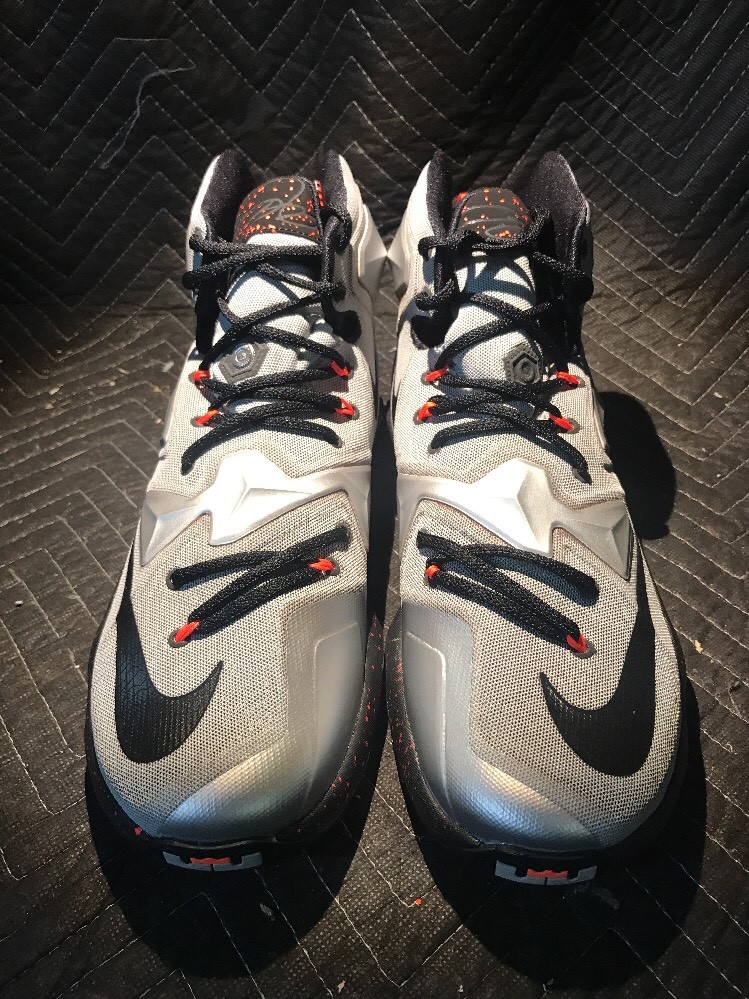 Nike Lebron City James XIII 13 Rubber City Lebron Akron Silver Black Sz 12 New! 286f14 Nike Lebron City James XIII 13 Rubber City Lebron Akron Silver Black Sz 12 New! 286f14