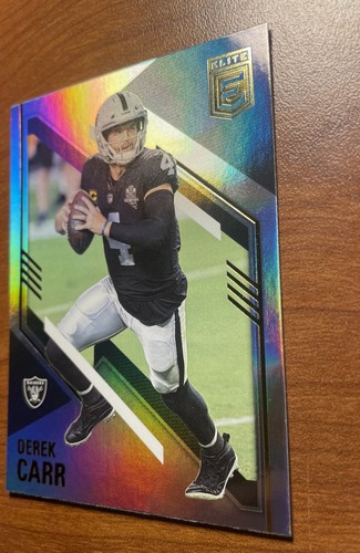 Derek Carr - 2021 Donruss Elite Football Blue - No.36 - Picture 2 of 6