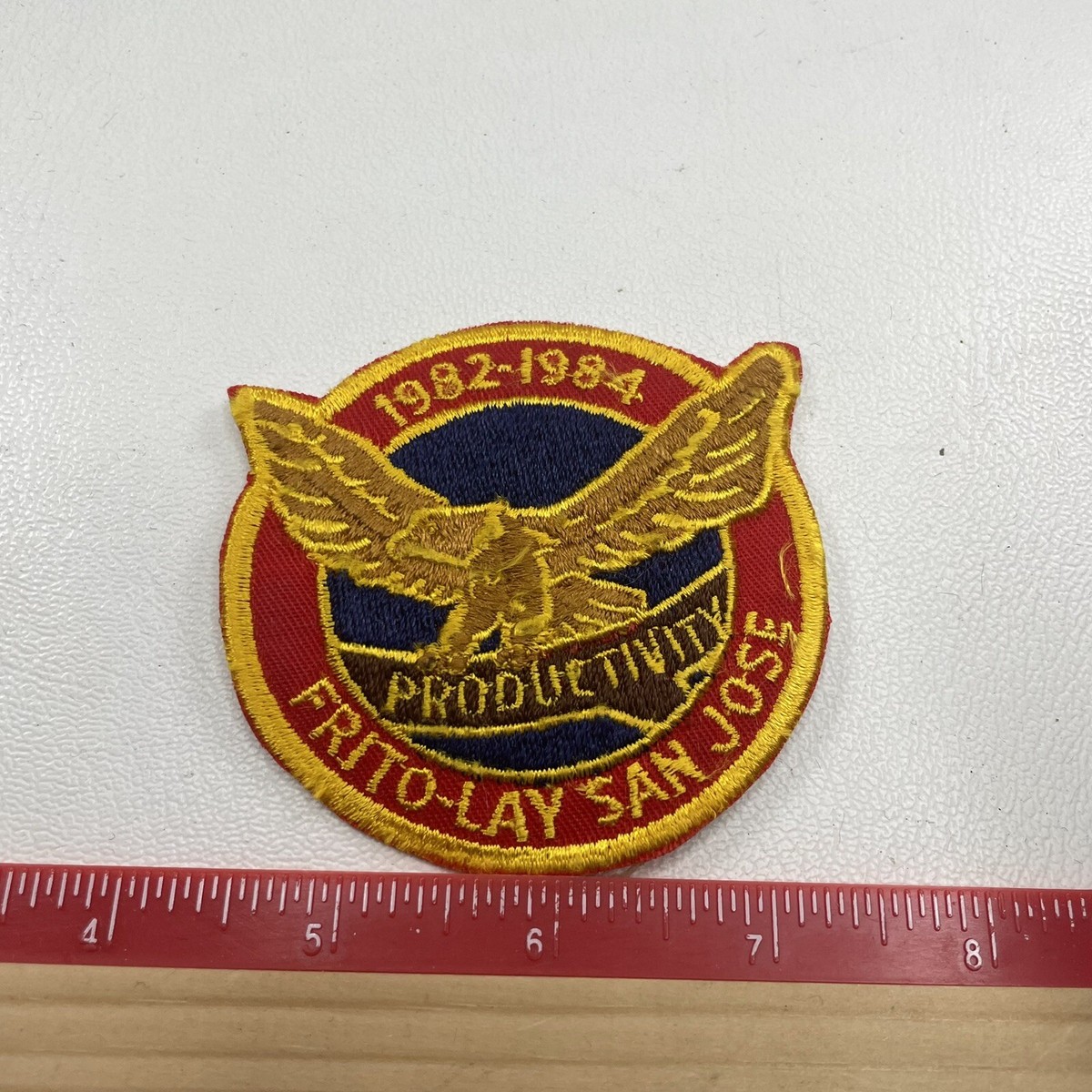 Vtg FRITO LAY Snacks Chips Patch (1980s, Productivity, San Jose