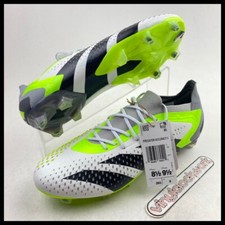 Adidas Predator Accuracy.1 FG Low Soccer Cleats Mens Size 8.5 White Green GZ0032