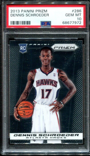 Dennis Schroeder 2013-14 Panini Prizm Rookie RC PSA 10 Hawks Celtics Lakers Star