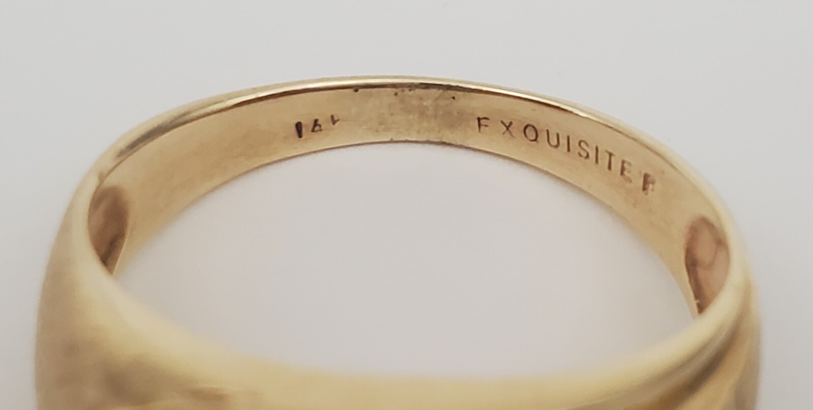 Natural Diamond Solitaire set 14k Solid Yellow Go… - image 5