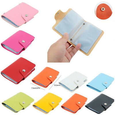 Womens Function PU Leather 24 Bits Multi Card Wallet Holder Purse Passport Bag