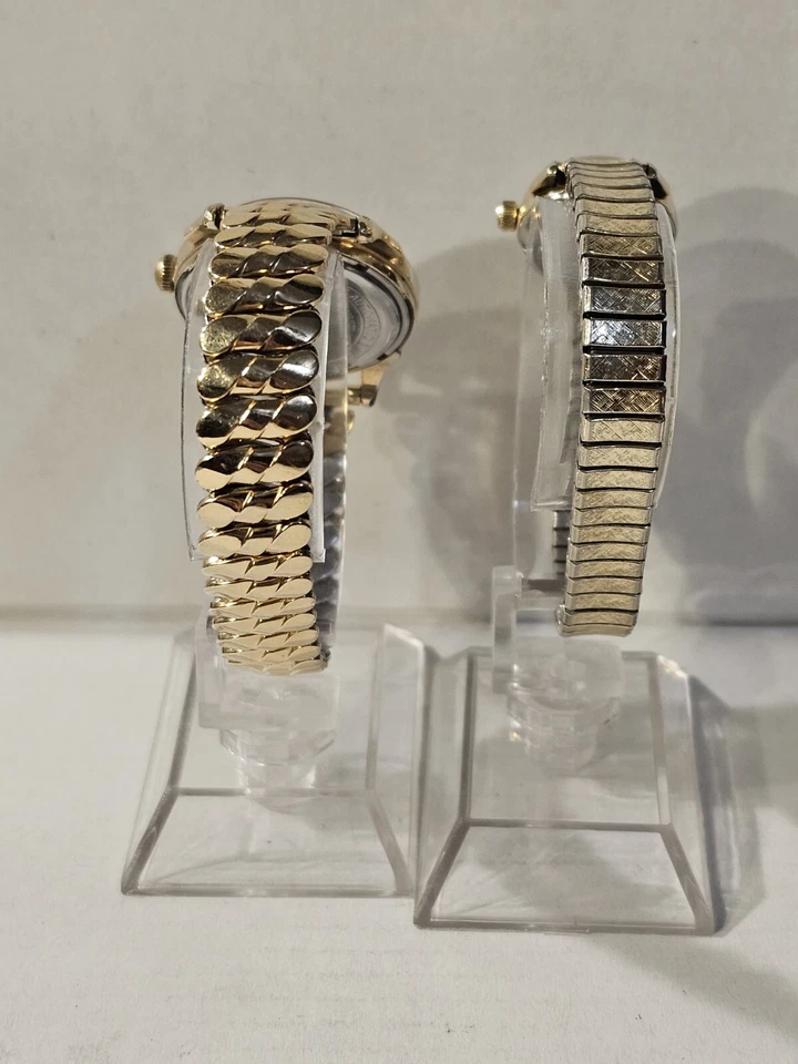 Reloj de Colección Años 50 Hombres y Mujeres Gruen Precisión Autowind 10k GF Biseles Duo Run Foto 4 de 4