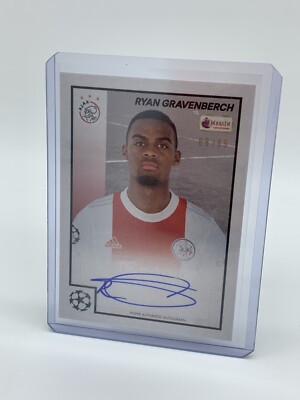 2022 Topps Merlin Heritage 97 Ryan Gravenberch Autograph 89/99 - Ajax Bayern