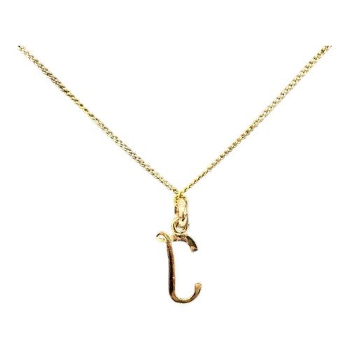 9ct 9K Yellow Gold Initial Letter J Charm Pendant. Brand New - Picture 2 of 7