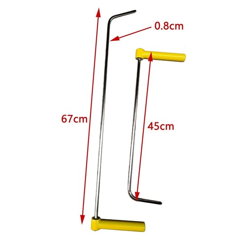 Paintless Dent Repair Rods Puller Push Hook Tools Car Body Hail Removal Set - Picture 2 of 6
