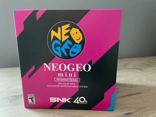 NEW Neo Geo Mini Console with 40 games - International Version - SNK