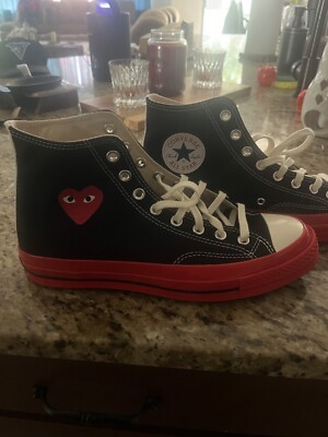 Size 9 - Converse Chuck Taylor All Star High x Comme des Garcons Play 