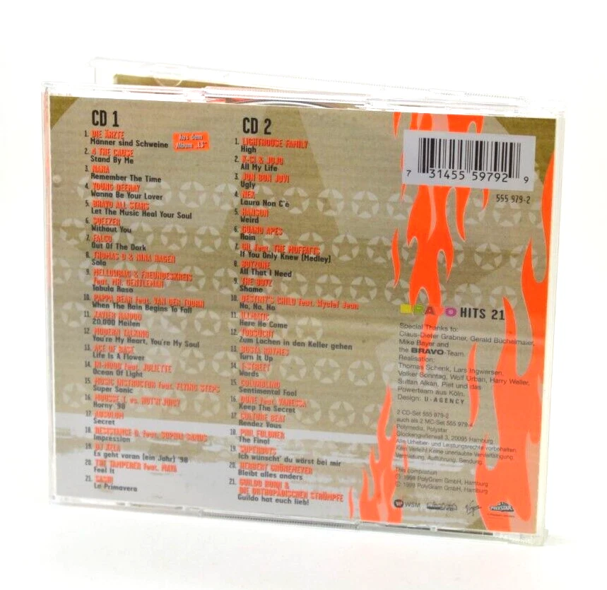 BRAVO HITS 21 - Various (2 x CD 1998) - Bild 3 von 3
