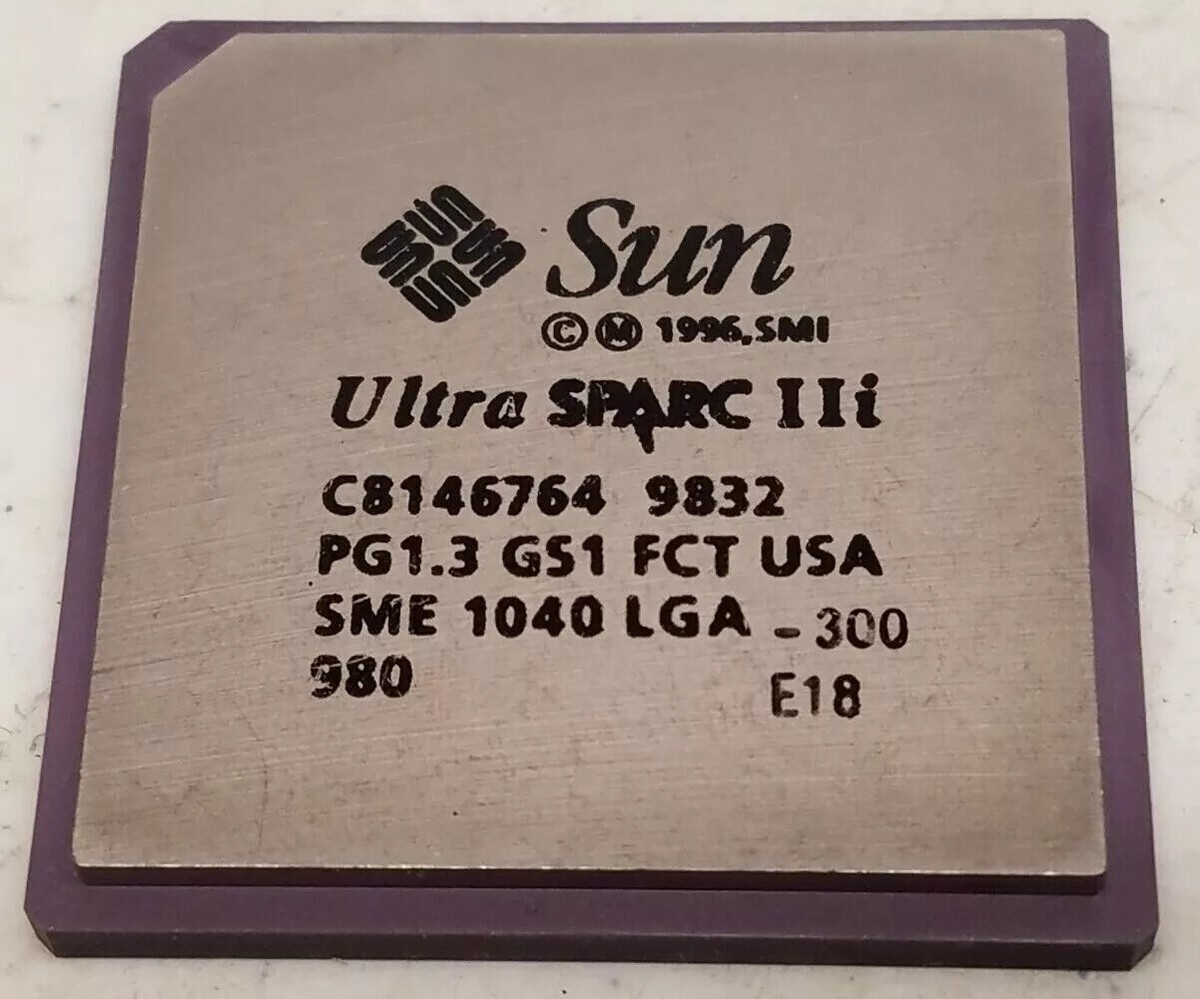 【レア】Sun Ultra SPARC IIi CPU SUN UltraSPARC IIi CPU | 333 MHz | SME 1040 | LGA