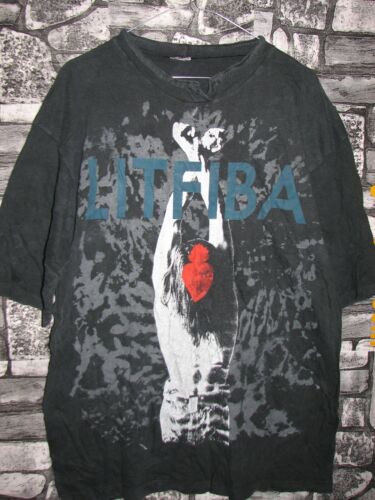 Vintage LItfiba rock cotton jersey shirt trikot maillot '80s - Bild 1 von 2