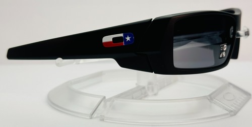 New Oakley Gascan Sunglasses / Matte Black / Texas Flag / Black Iridium/09014-40 - Picture 3 of 5