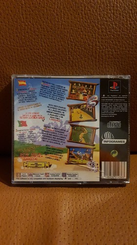 Asterix Mega Madness Playstation 1 PAL Portugal Spain Case Version psx ps1 game - Picture 3 of 15