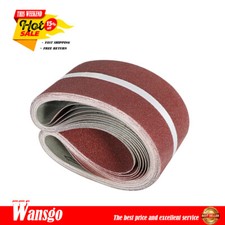 12PCS 4 x 36 USA Sanding Belts 60 80 120 150 240 400 Grit Belt Sander Sandpaper