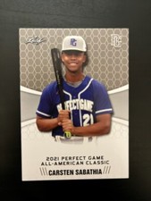 Carsten Sabathia 2021 Leaf Perfect Game All-American Classic ROOKIE card #10 QTY