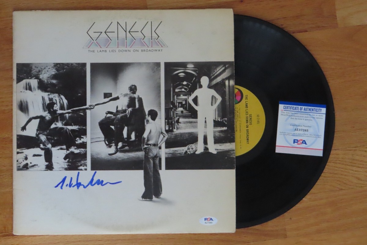 STEVE HACKETT of GENESIS signed LAMB LIES DOWN ON BROADWAY 1974
