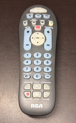 RCA Gray Universal Remote Control Remote Transmitter With Battery Cover
