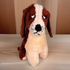 Hound Dog Toy Stuffed Animal Circus Carnival Toy Plush Sad Eye Capitol Vintage