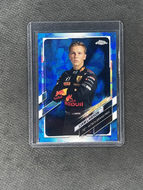 2021 Topps Chrome Sapphire Edition F1 - F2 Liam Lawson RC #68