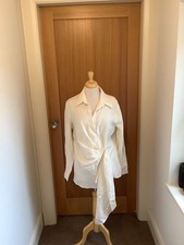 Womens River Island White Shirt Size 14 Brand New 