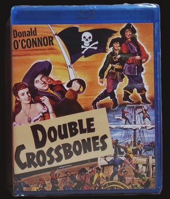 NEW KINO LORBER DONALD O'CONNOR WILL GEER DOUBLE CROSSBONES MOVIE BLU RAY 1951