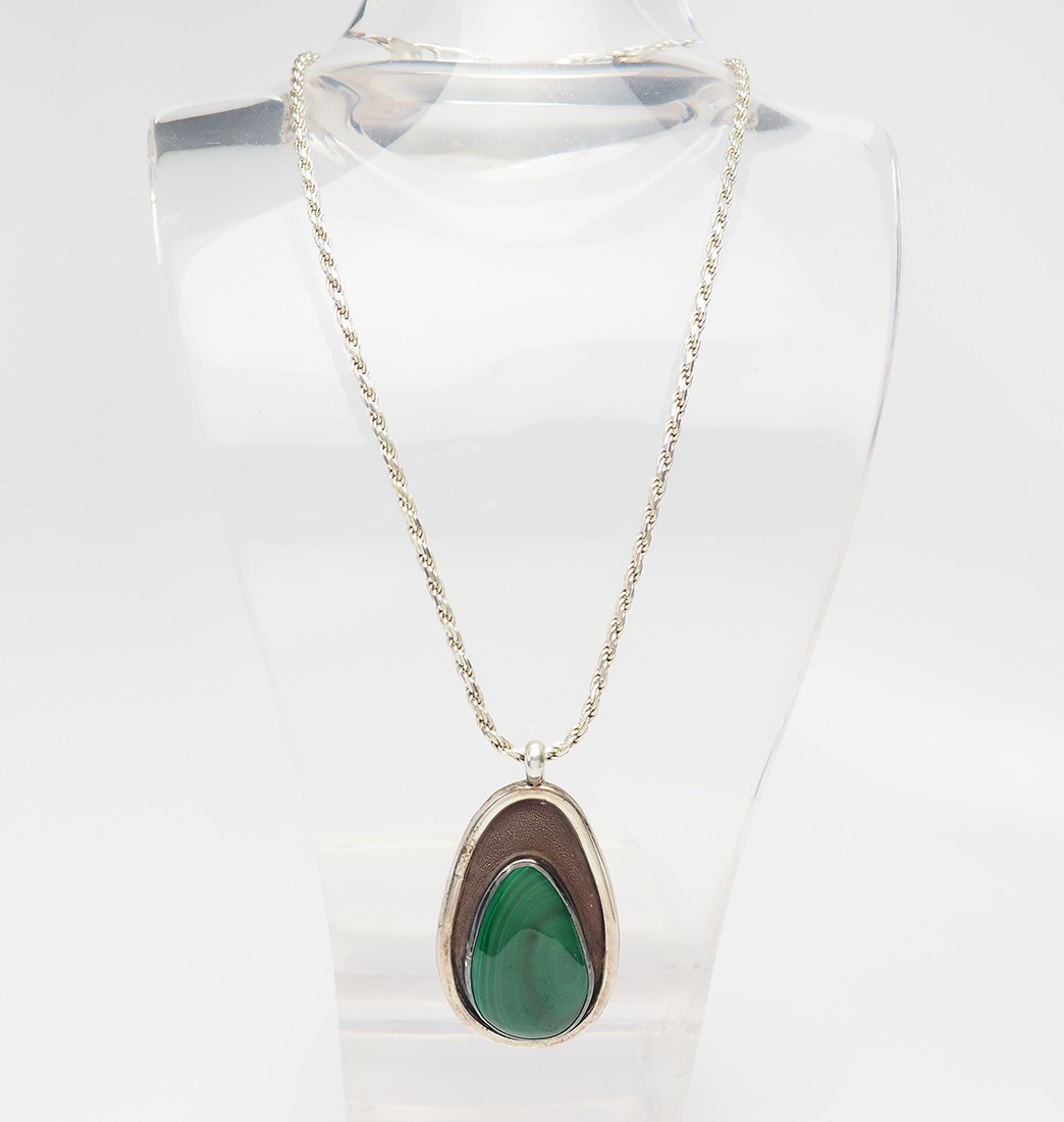 Unique chunky abstract modern signed sterling sil… - image 1