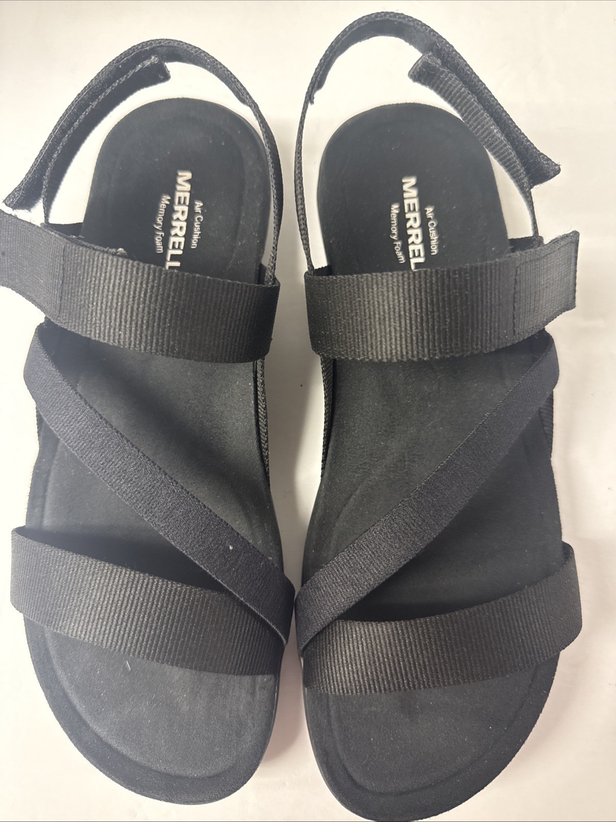 Sandali Merrell donna 9 neri con cinturino ballerine slingback performance memory foam