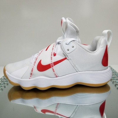 Nike React HyperSet Volleyball White/Red CI2955-160 Men's 8.5 / Women's 10