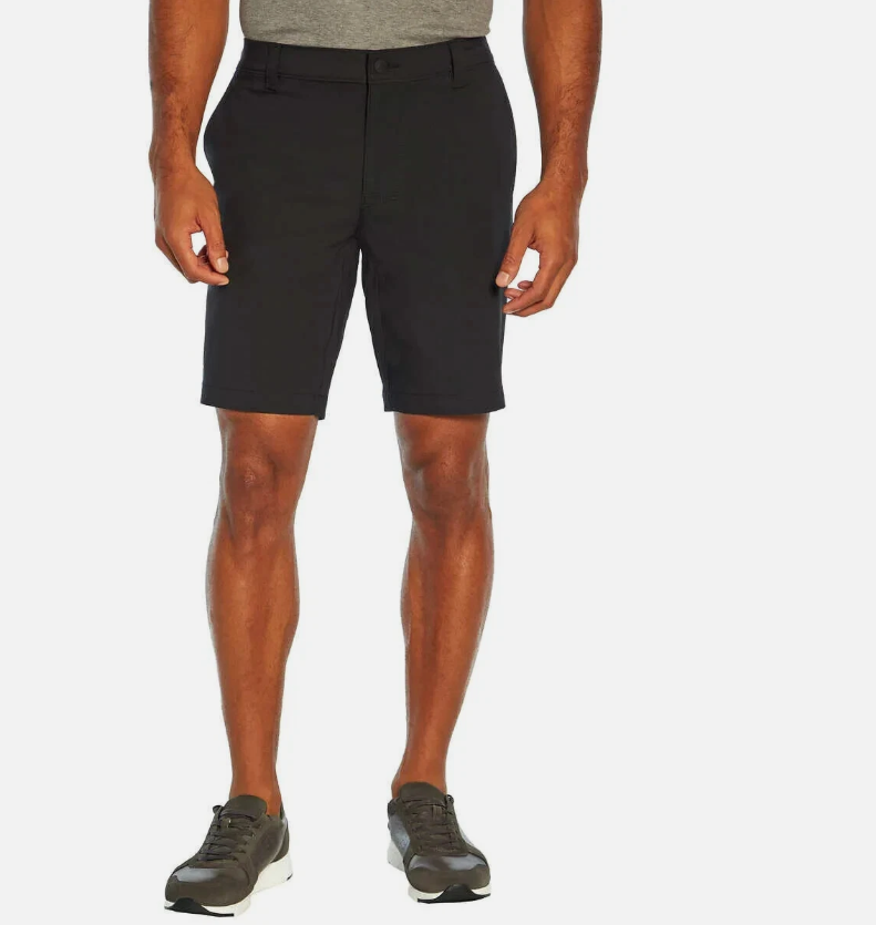 Banana Republic Men's Comfort Flat Front Short  Black Size 40
