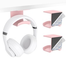 Under Desk Headphone Holder - Adhesive Headphone Stand Hanger Table Mount for...
