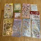 Lot of 10 pkgs Japanese Hello Kitty and Friends Sanrio Stickers & Notepads
